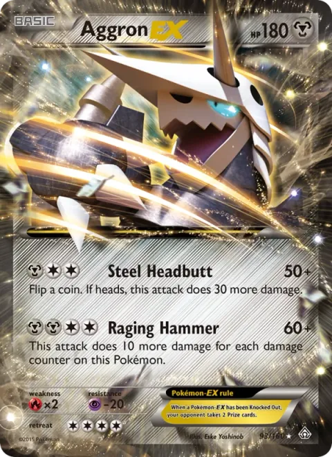 Aggron EX [Steel Headbutt | Raging Hammer]