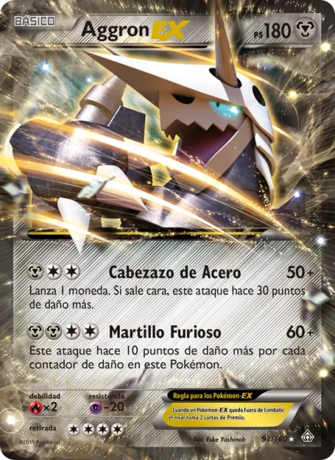 Aggron EX [Steel Headbutt | Raging Hammer]