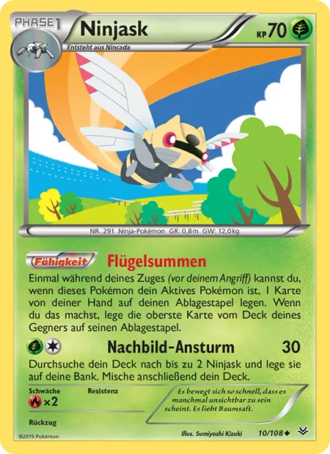 Ninjask [Wing Buzz | Afterimage Assault]