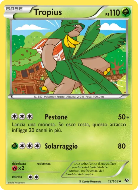 Tropius [Stomp | Solar Beam]