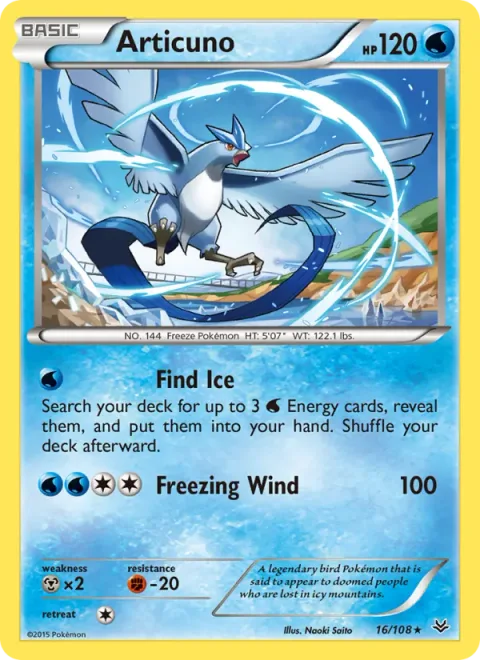 Articuno [Find Ice | Freezing Wind]