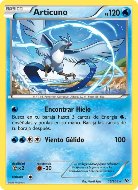 Articuno [Find Ice | Freezing Wind]