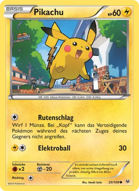 Pikachu [Tail Whip | Electro Ball]