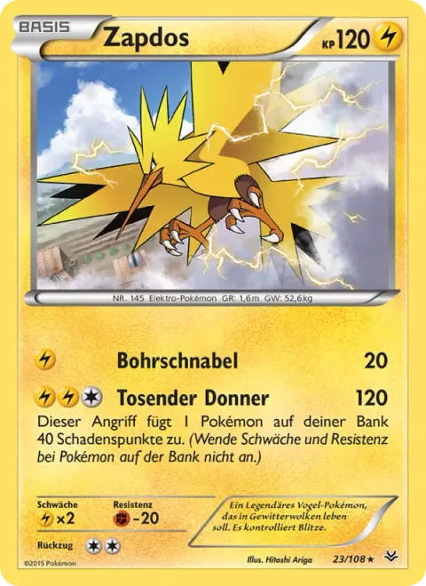 Zapdos [Drill Peck | Raging Thunder]