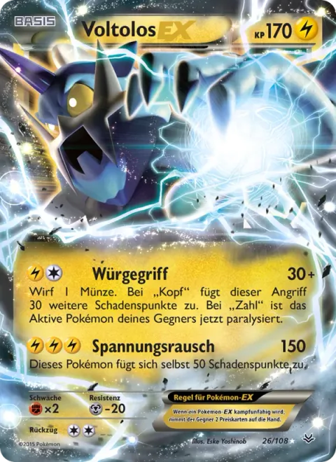 Thundurus EX [Headlock | Voltage Rush]