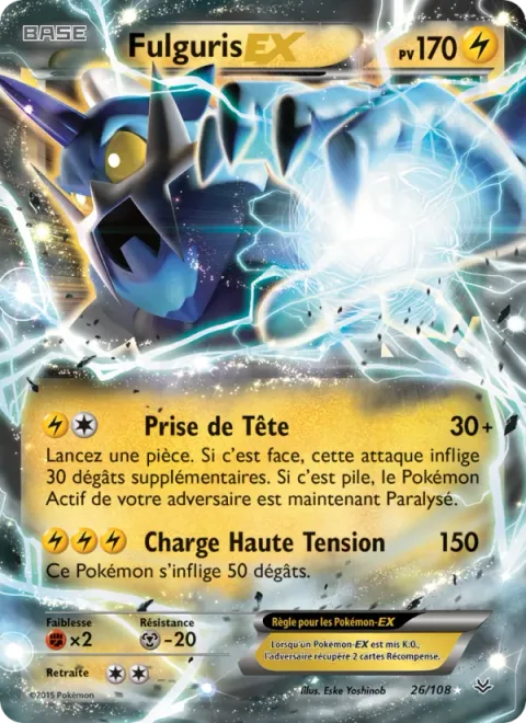 Thundurus EX [Headlock | Voltage Rush]