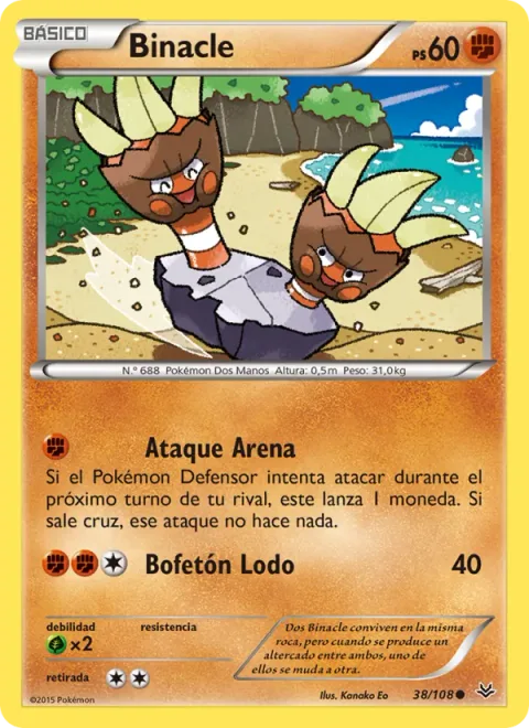 Binacle [Sand Attack | Mud-Slap]