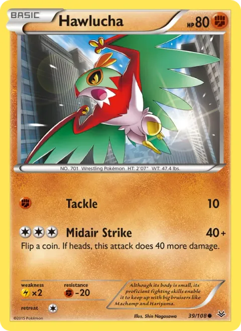 Hawlucha [Tackle | Midair Strike]