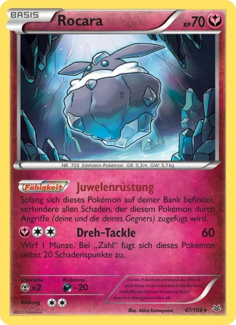 Carbink [Jewel Armor | Spin Tackle]