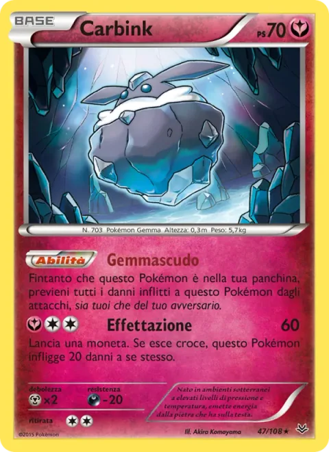 Carbink [Jewel Armor | Spin Tackle]