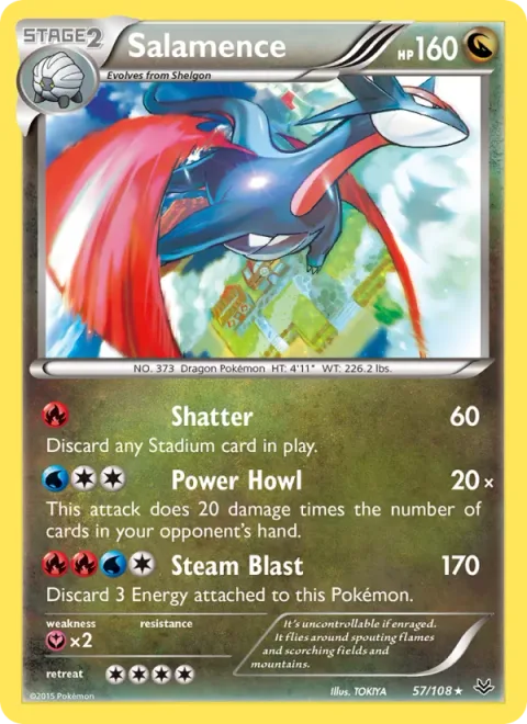 Salamence [Shatter | Power Howl | Steam Blast]