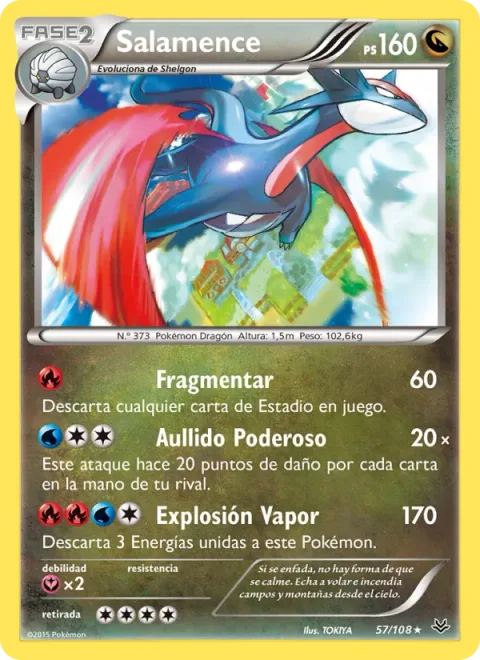 Salamence [Shatter | Power Howl | Steam Blast]