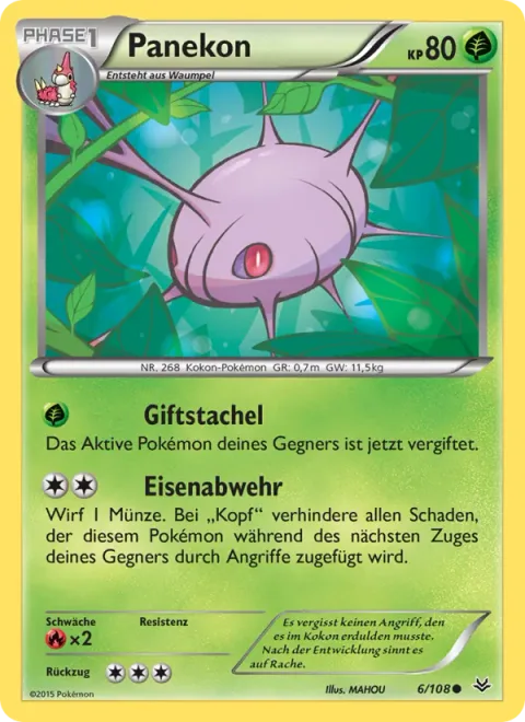 Cascoon [Poison Sting | Iron Defense]