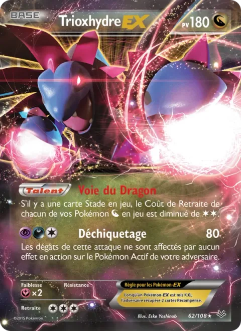 Hydreigon EX [Dragon Road | Shred]
