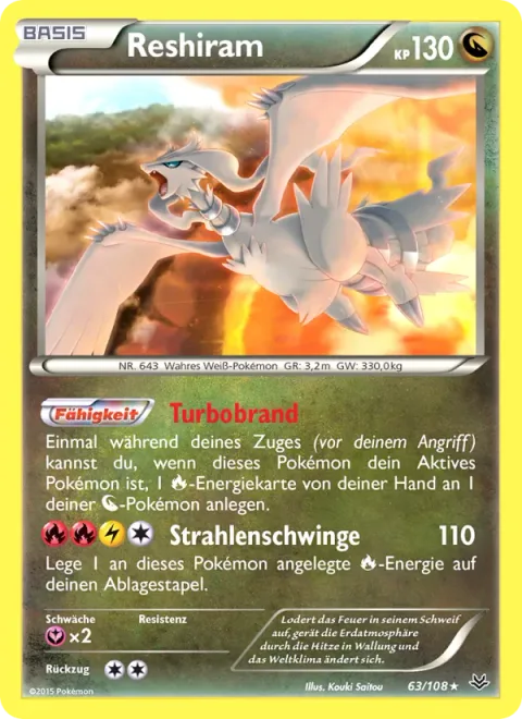 Reshiram [Turboblaze | Bright Wing]