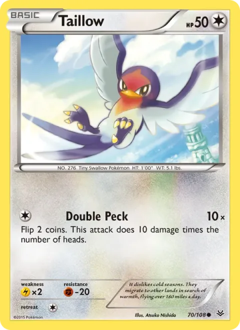 Taillow [Double Peck | ROS]
