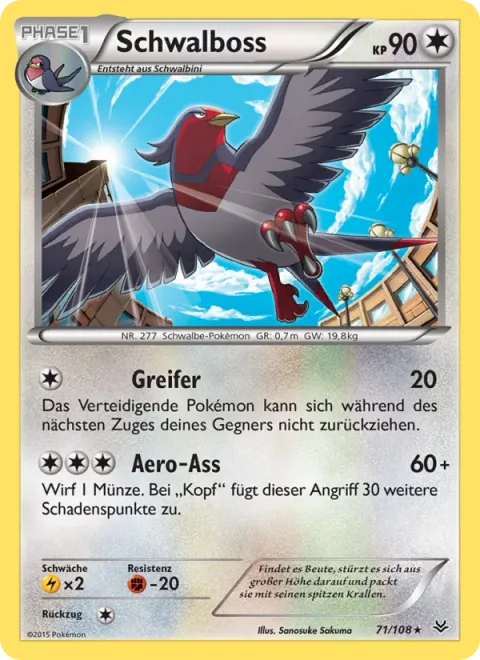 Swellow [Clutch | Aerial Ace]