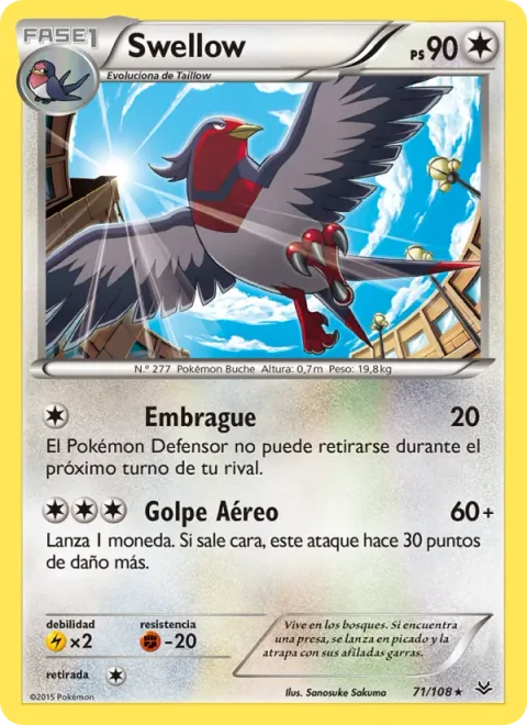 Swellow [Clutch | Aerial Ace]