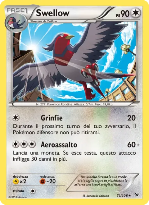 Swellow [Clutch | Aerial Ace]