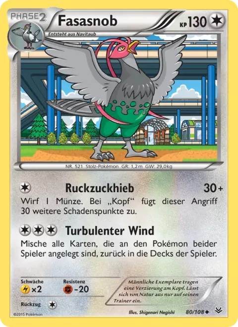 Unfezant [Quick Attack | Strong Winds]