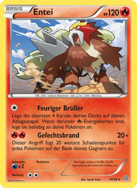 Entei [Burning Roar | Combat Blaze]