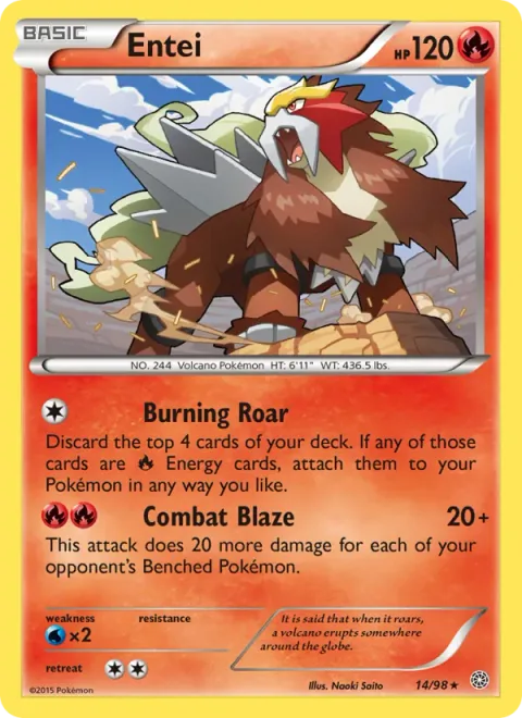 Entei [Burning Roar | Combat Blaze]
