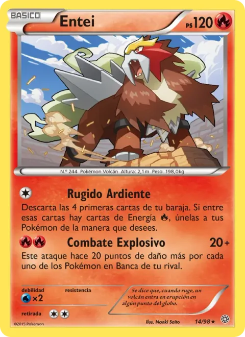 Entei [Burning Roar | Combat Blaze]