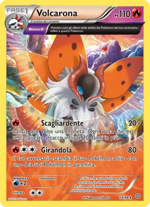 Volcarona [Solar Birth | Flamethrower]