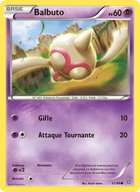 Baltoy [Slap | Spinning Attack]