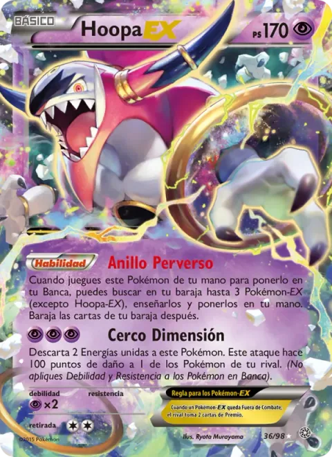 Hoopa EX [Scoundrel Ring | Hyperspace Fury]