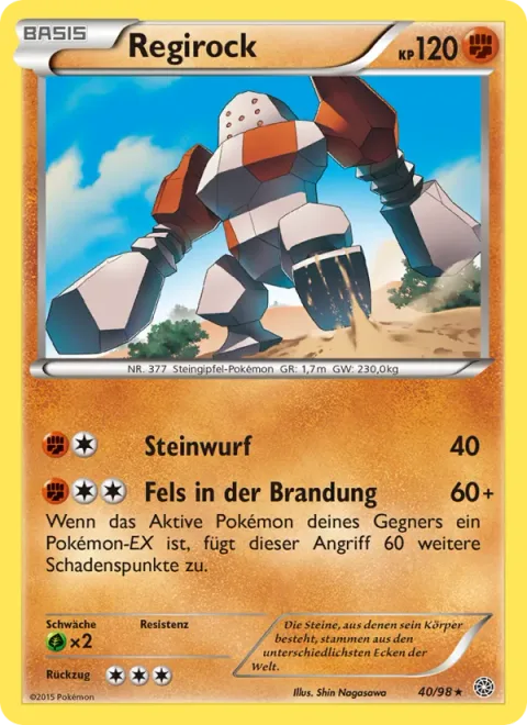 Regirock [Rock Throw | Unyielding Rock]