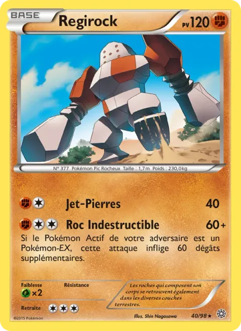 Regirock [Rock Throw | Unyielding Rock]