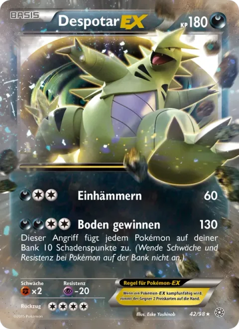 Tyranitar EX [Hammer In | Break Ground]