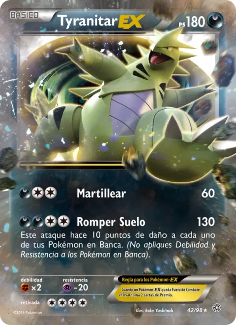 Tyranitar EX [Hammer In | Break Ground]