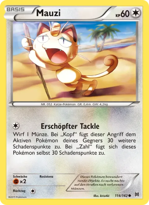 Meowth [Exhausted Tackle]