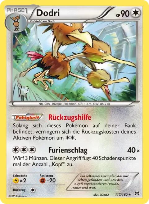 Dodrio [Retreat Aid | Fury Attack]