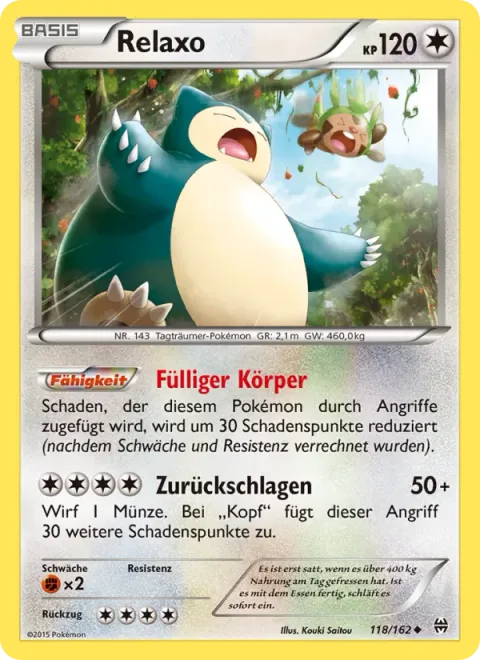 Snorlax [Plump Body | Knock Away]