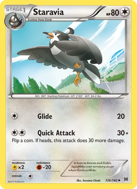 Staravia [Glide | Quick Attack]