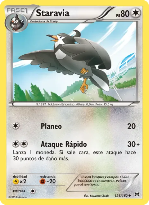Staravia [Glide | Quick Attack]