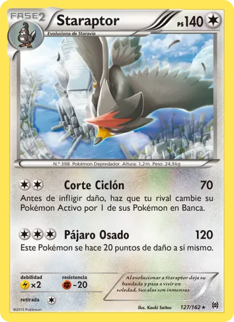 Staraptor [Cyclone Slash | Brave Bird]
