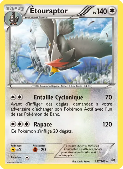 Staraptor [Cyclone Slash | Brave Bird]