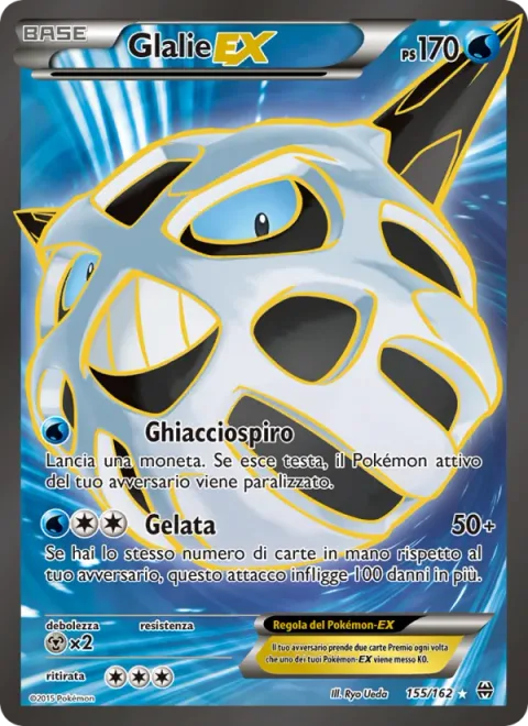 Glalie EX [Ice Breath | Instant Freeze]