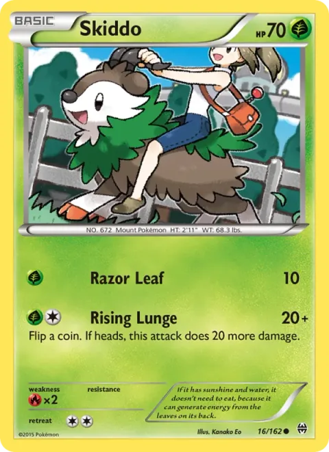 Skiddo [Razor Leaf | Rising Lunge]