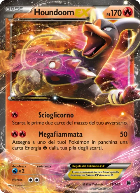 Houndoom EX [Melting Horn | Grand Flame]