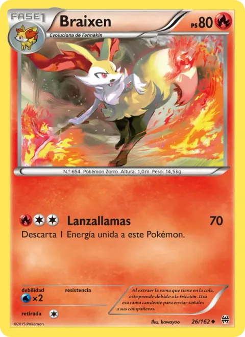 Braixen [Flamethrower]