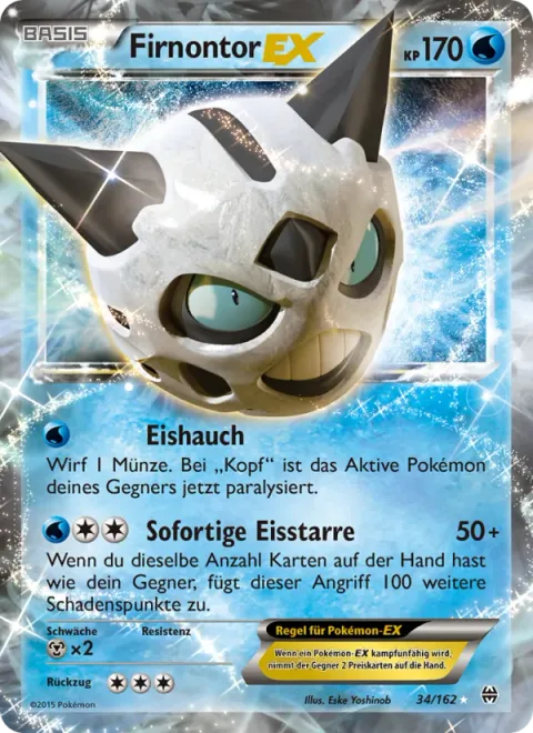 Glalie EX [Ice Breath | Instant Freeze]