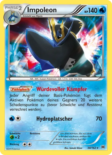 Empoleon [Dignified Fighter | Hydro Splash]