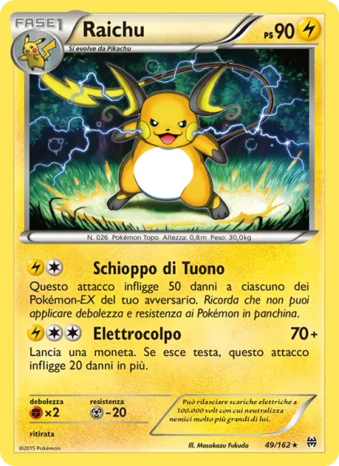 Raichu [Thunderclap Shot | Electrosmash]