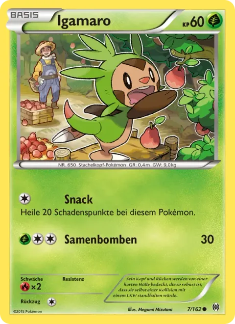 Chespin [Nosh | Seed Bomb]