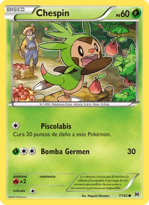 Chespin [Nosh | Seed Bomb]